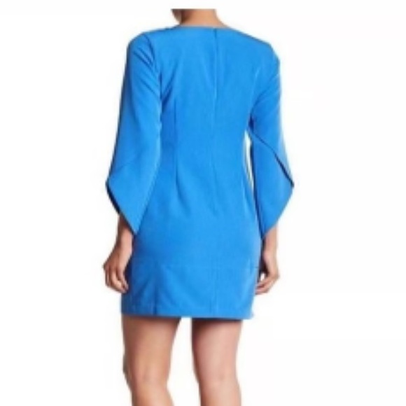Laundry by Shelli Segal Crepe Tulip Sleeve Dress - Size 2 - Picture 2 of 7